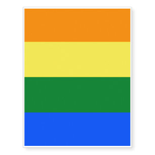 Rainbow Flag Temporary Tattoos