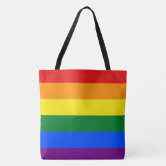 Rainbow Flag Tote Bag