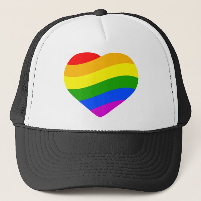 Rainbow Flag Trucker Hat (Front)