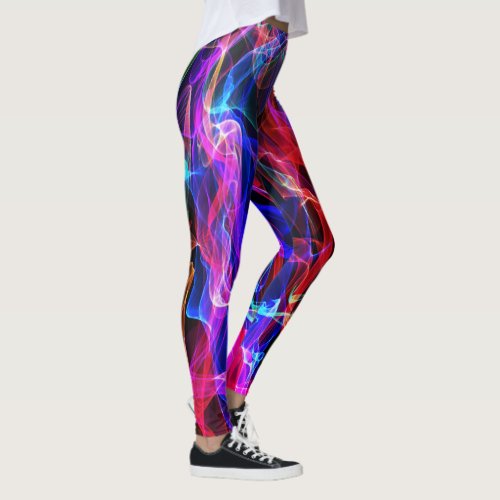 Rainbow Flame Leggings