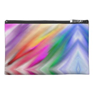 Rainbow Flame Painting by EelKat Travel Accessory Bag