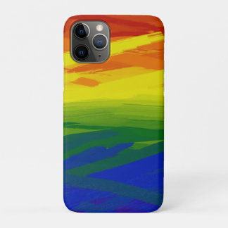 Rainbow Flames Gradient  iPhone 11 Pro Case