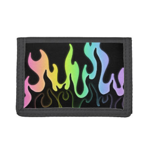 Rainbow Flames Wallet