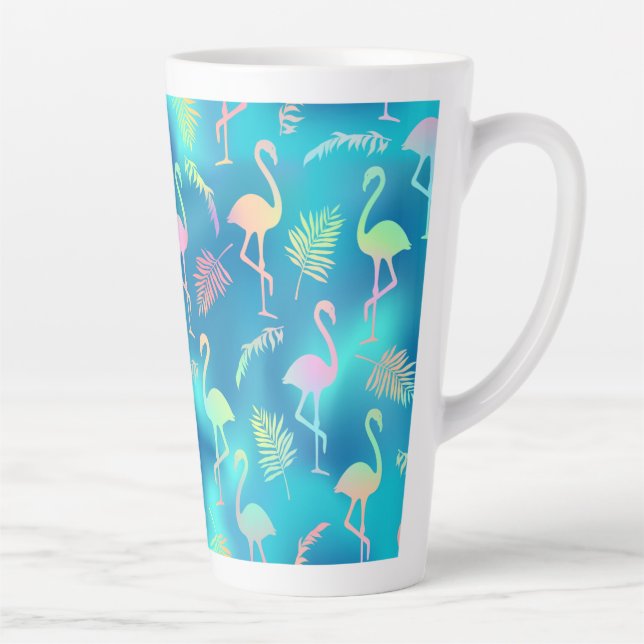 Rainbow Flamingo's Latte Mug (Right)