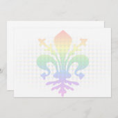 Rainbow Fleur-de-lis (Front/Back)