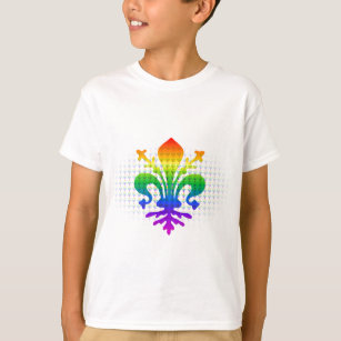 Rainbow Fleur-de-lis T-Shirt