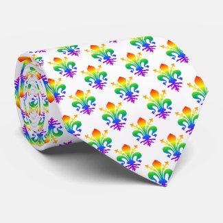 Rainbow Fleur-de-lis