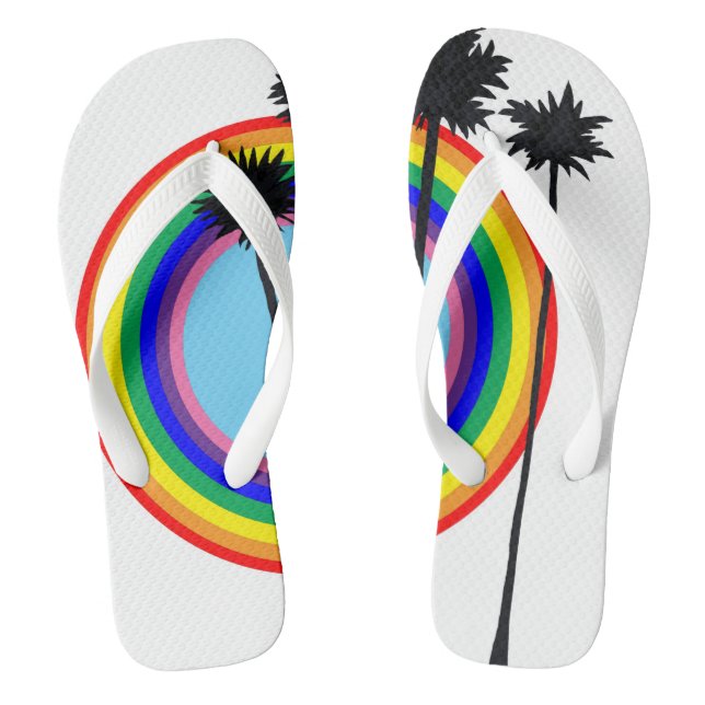 Rainbow flipflops (Footbed)