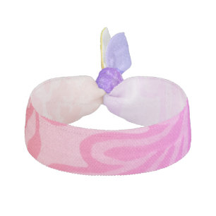Rainbow Floral Botanical Elastic Hair Tie