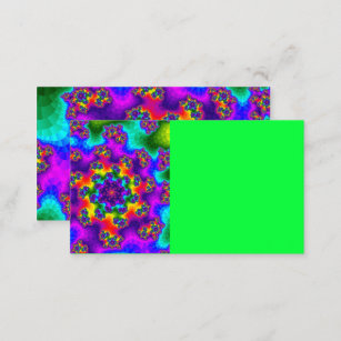 Rainbow Floral Sprinkles Business Card