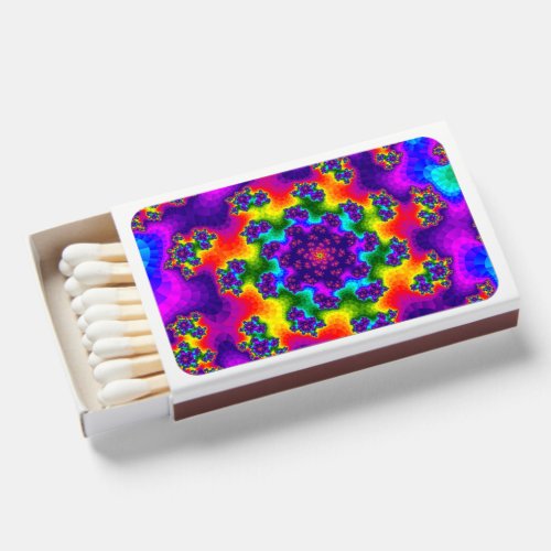 Rainbow Floral Sprinkles Matchboxes