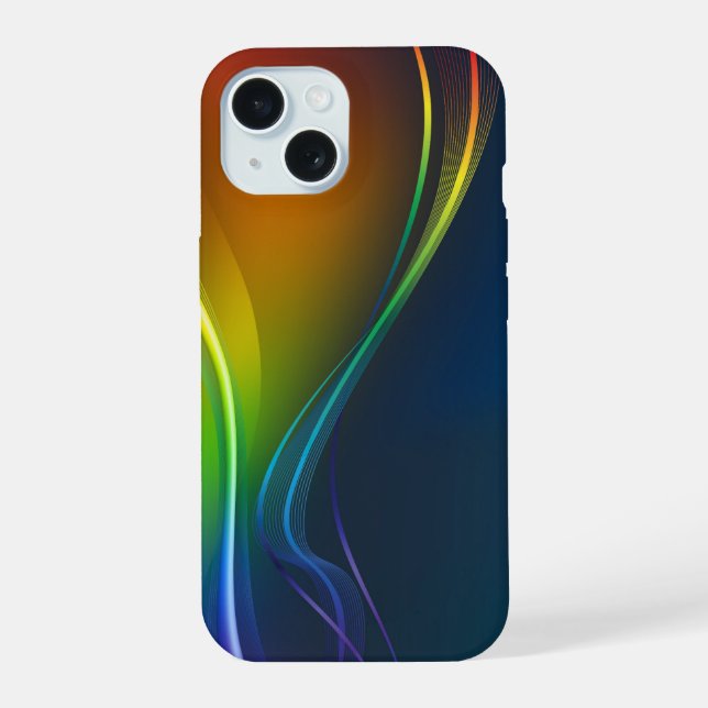 Rainbow Flow Abstract Iphone Case (Back)