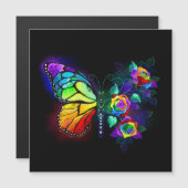 Rainbow flower butterfly (Front/Back)