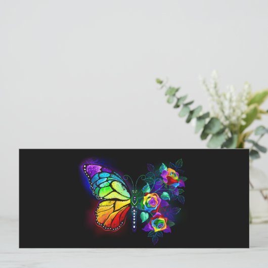 Rainbow flower butterfly (Standing Front)