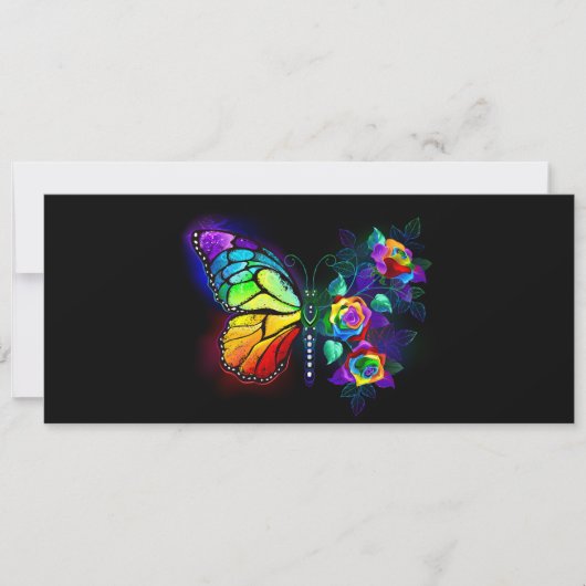 Rainbow flower butterfly (Front)