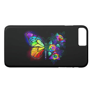 Rainbow flower butterfly iPhone 8 plus/7 plus case