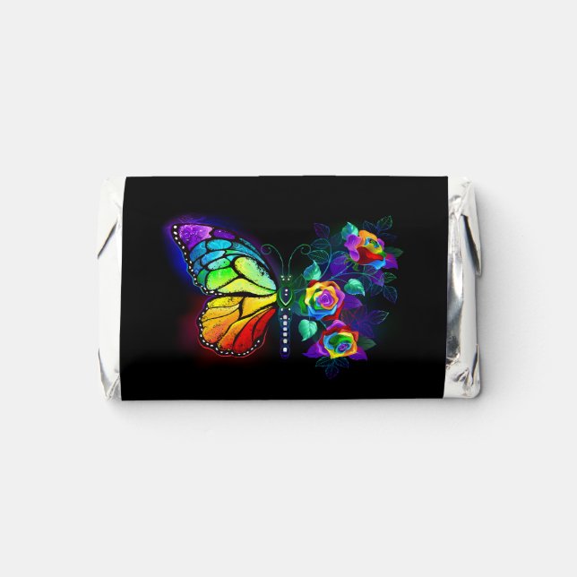 Rainbow flower butterfly hershey's miniatures (Front)