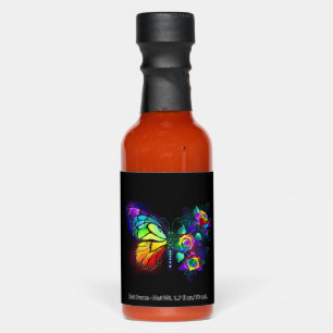 Rainbow flower butterfly hot sauces