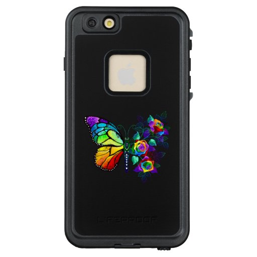 Rainbow flower butterfly LifeProof FRĒ iPhone 6/6s plus case