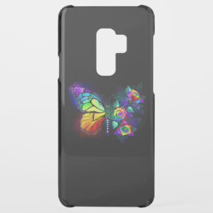 Rainbow flower butterfly uncommon samsung galaxy s9 plus case