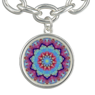 Rainbow Flower Mandala Bracelet