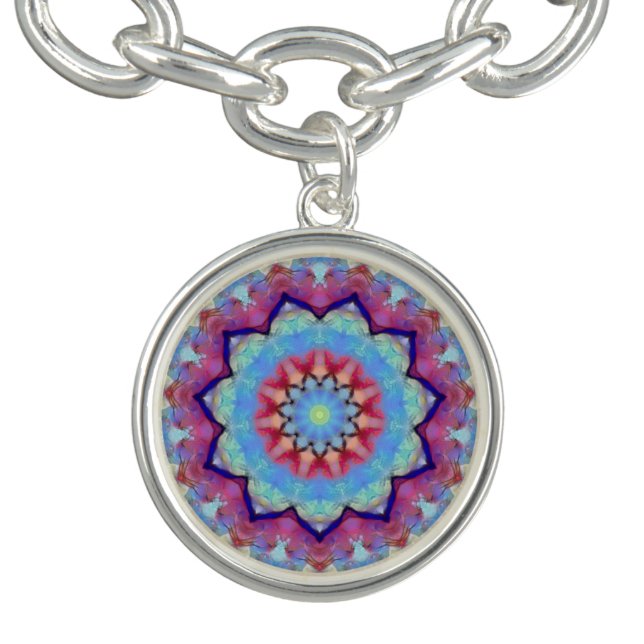 Rainbow Flower Mandala Bracelet (Design)