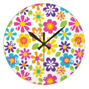 Hippie Lampenschirm Flower Power bunt Hängeleuchte Lampe Dekoobjekt multicolor 