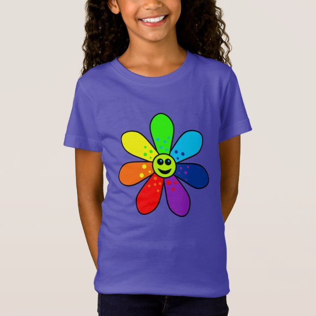 Rainbow Flower T-Shirt (Child) (Front)