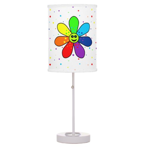 Rainbow Flower Table Lamp