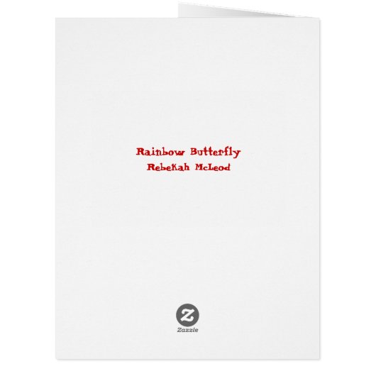 Rainbow Flutterfly (Back)