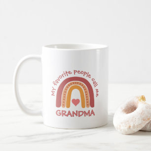Rainbow For Grandma From Children Coffee Mug