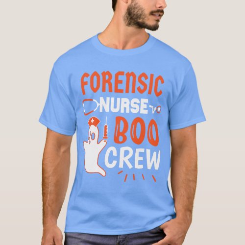 Rainbow Forensic nurse Halloween I care for Cutest T_Shirt