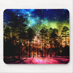 Rainbow Forest Mouse Pad