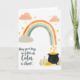 Rainbow Fortune Cheer Card