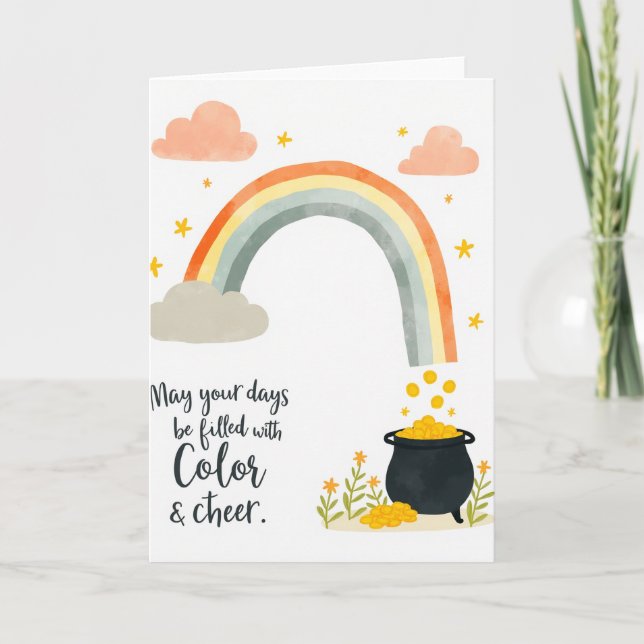 Rainbow Fortune Cheer Card (Front)