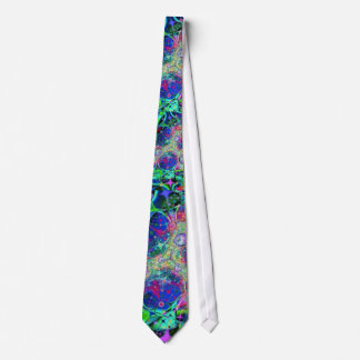 Rainbow Fractal Art Neck Tie