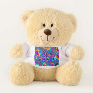 Rainbow Fractal Teddy Bear