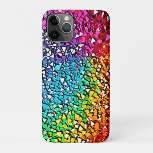 Rainbow Fragment Mosaic iPhone 11 Pro Case