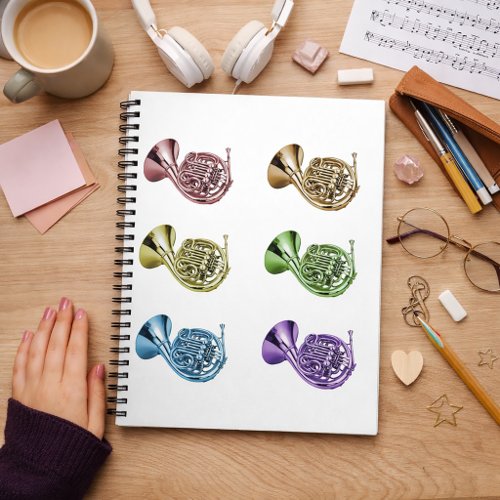 Rainbow French Horn Lineup Notebook