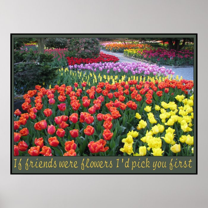 Rainbow Friend Garden Print