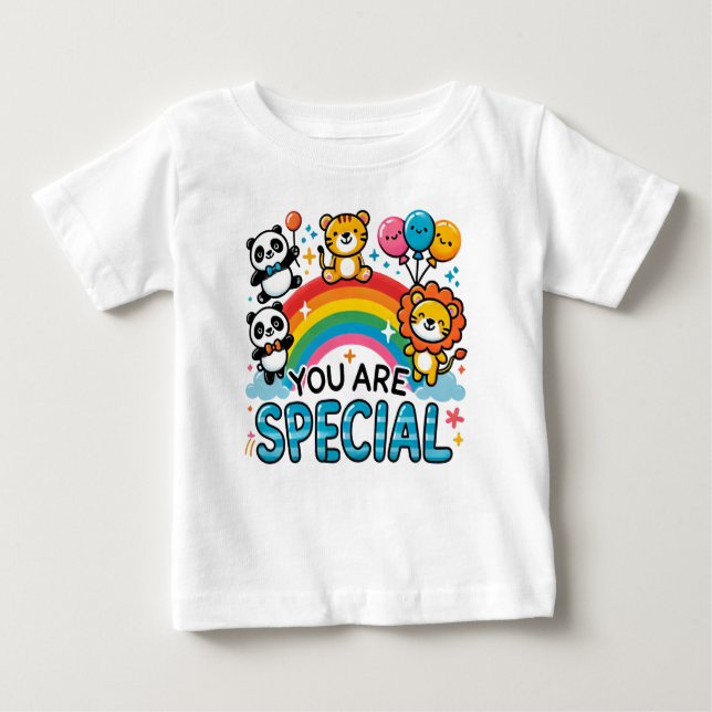"Rainbow Friends: You Are Special" Baby T-Shirt (Front)