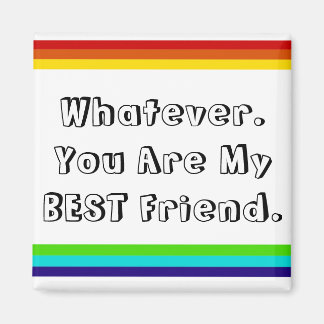rainbow friendship magnet
