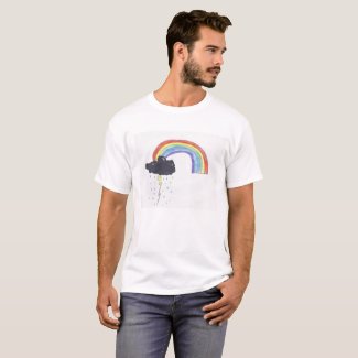 Rainbow from a Black Cloud T-Shirt