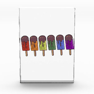 Rainbow Frozen pop Parade Acrylic Award