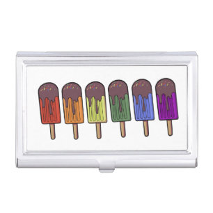 Rainbow Frozen pop Parade Business Card Case