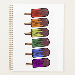 Rainbow Frozen pop Parade Planner