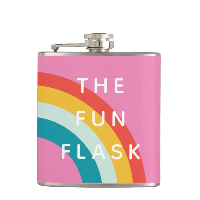 Rainbow Fun Flask (Front)