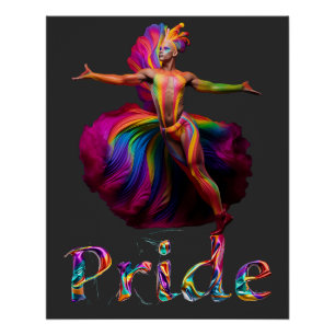 Rainbow Fusion 2: Gay Pride Statement Poster