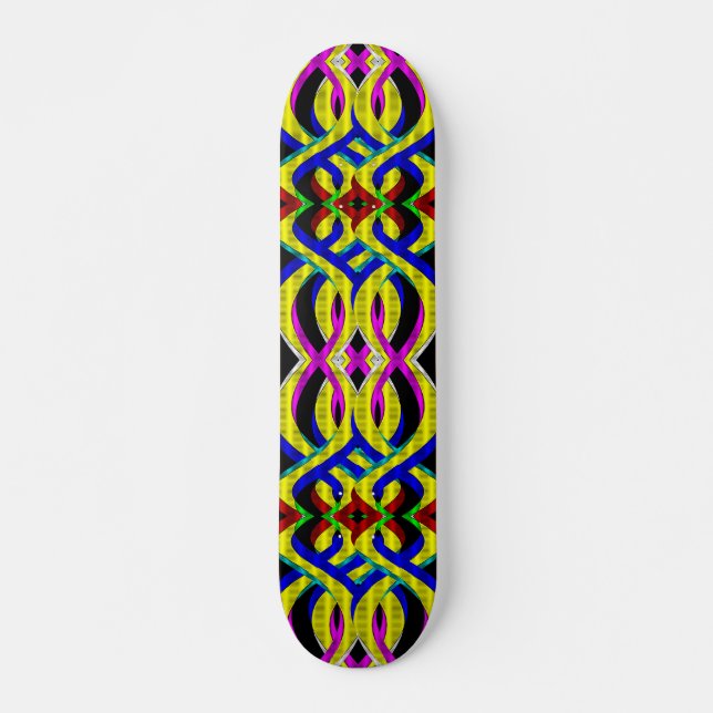 Rainbow Fusion (Skateboard Deck) Skateboard Deck (Front)