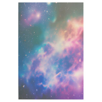 Rainbow Galaxy Blooming Gallery Wrap